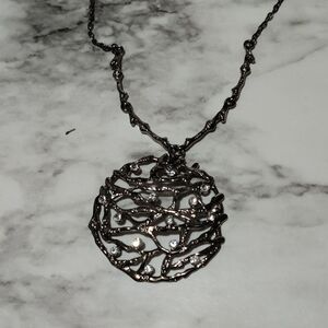 Cookie Lee Silver Pendant Necklace